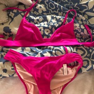 Victoria’s Secret pink bikini